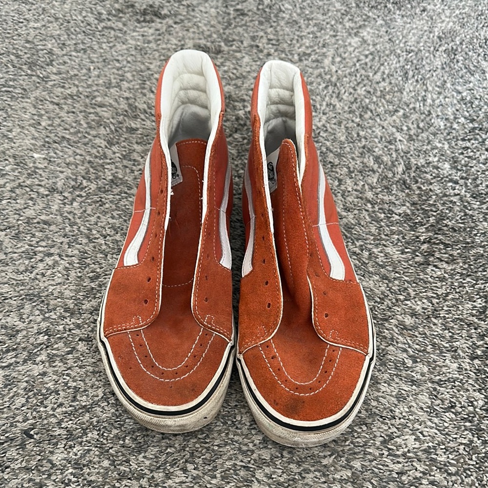 Vans Orange High-Top Sneakers